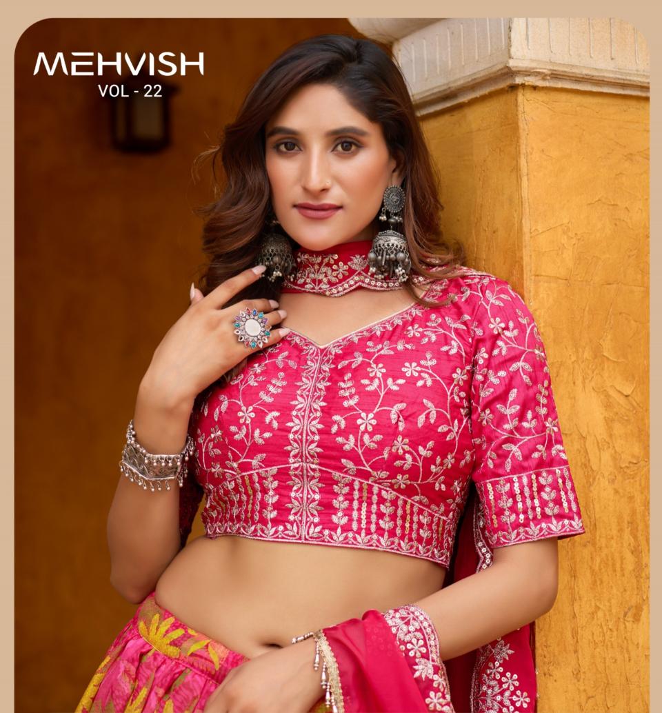 Sabella Mehvish vol 22 catalog latest designs lehenga in india