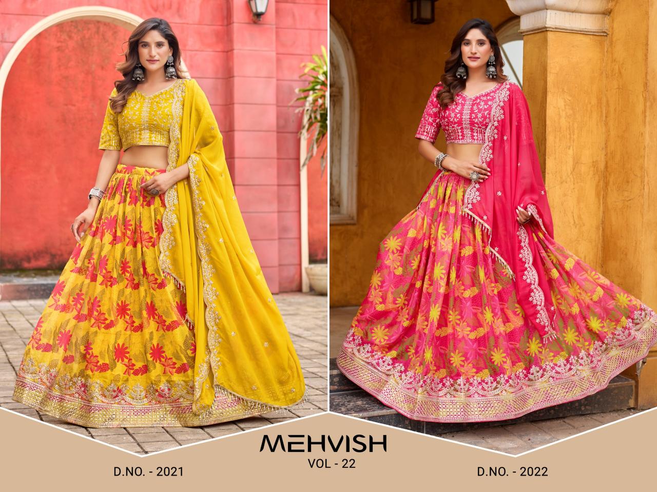 Sabella Mehvish vol 22 catalog latest designs lehenga in india