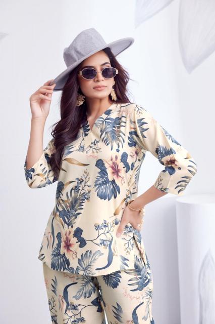 Sabella Slub Cotton vol 2 catalog quad co ord sets dress