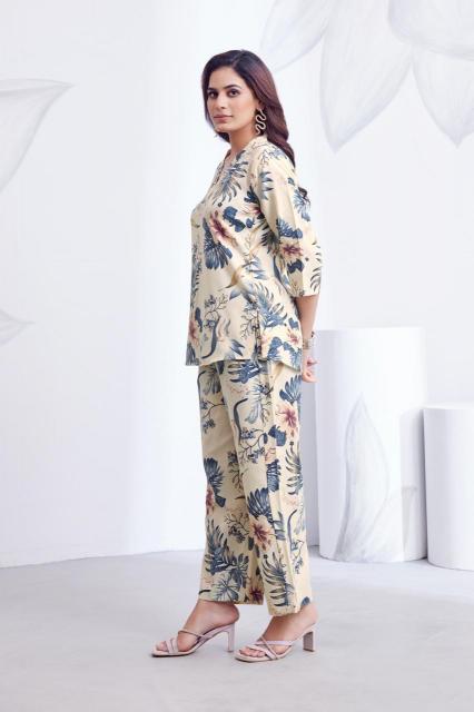 Sabella Slub Cotton vol 2 catalog quad co ord sets dress