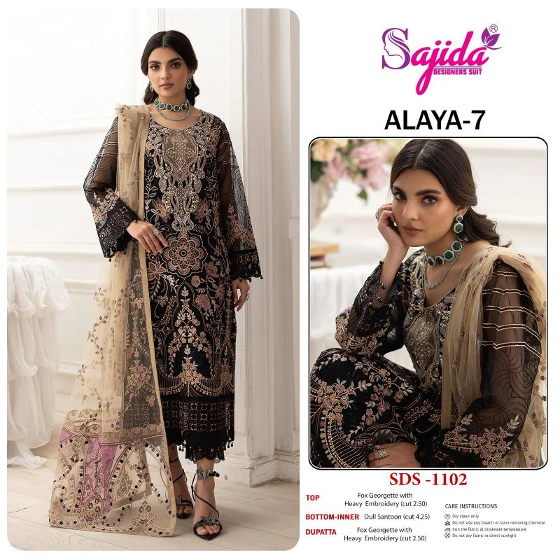 Sajida Anaya Vol 7 catalog pakistani suits for elderly people