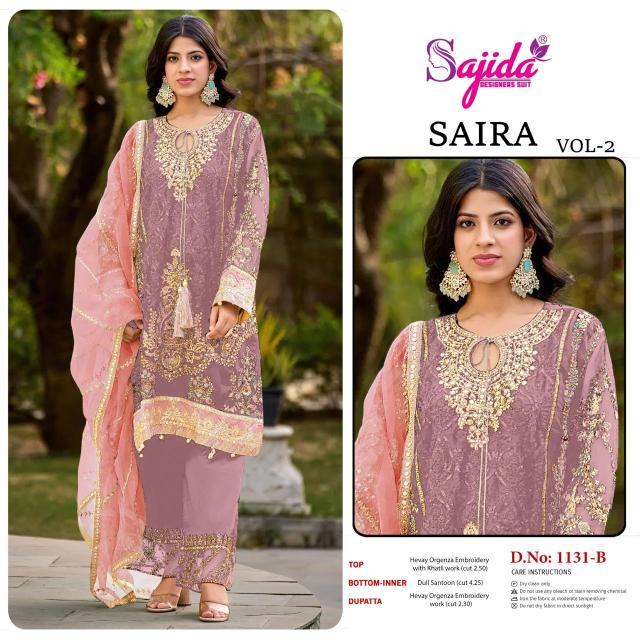 Sajida Saira Vol 2 catalog pakistani suits wholesale