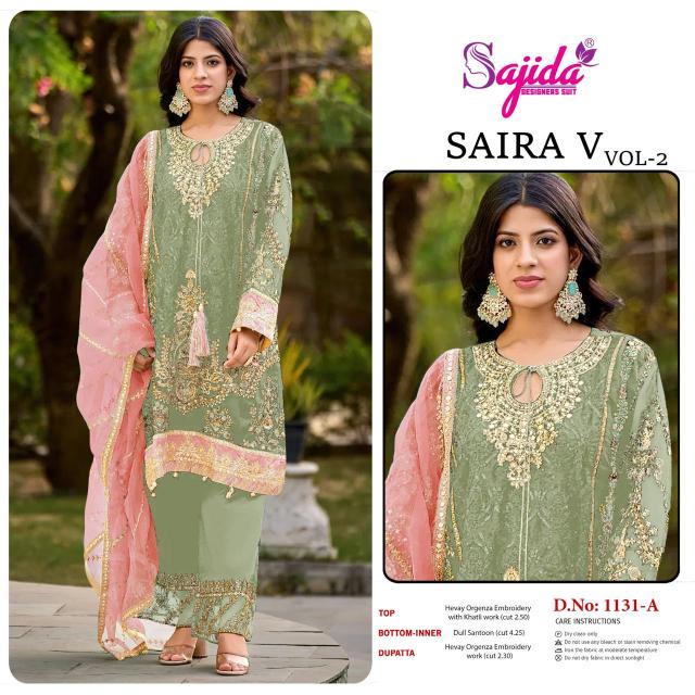 Sajida Saira Vol 2 catalog pakistani suits wholesale
