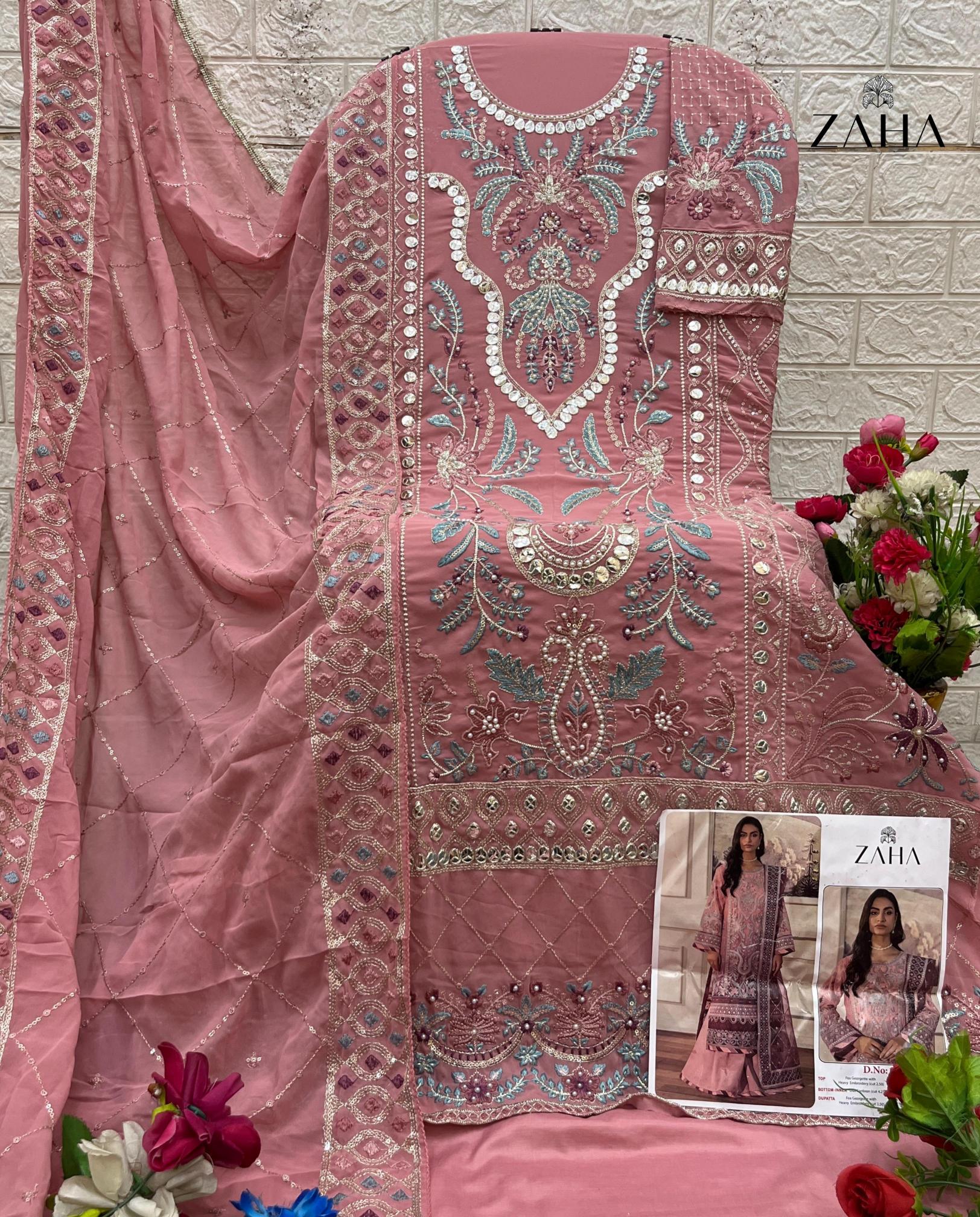 Sajida Zaha catalog pakistani suits bandra