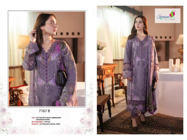 Saniya 7167 A To C catalog pakistani suits in karol bagh