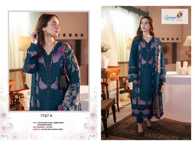 Saniya 7167 A To C catalog pakistani suits in karol bagh