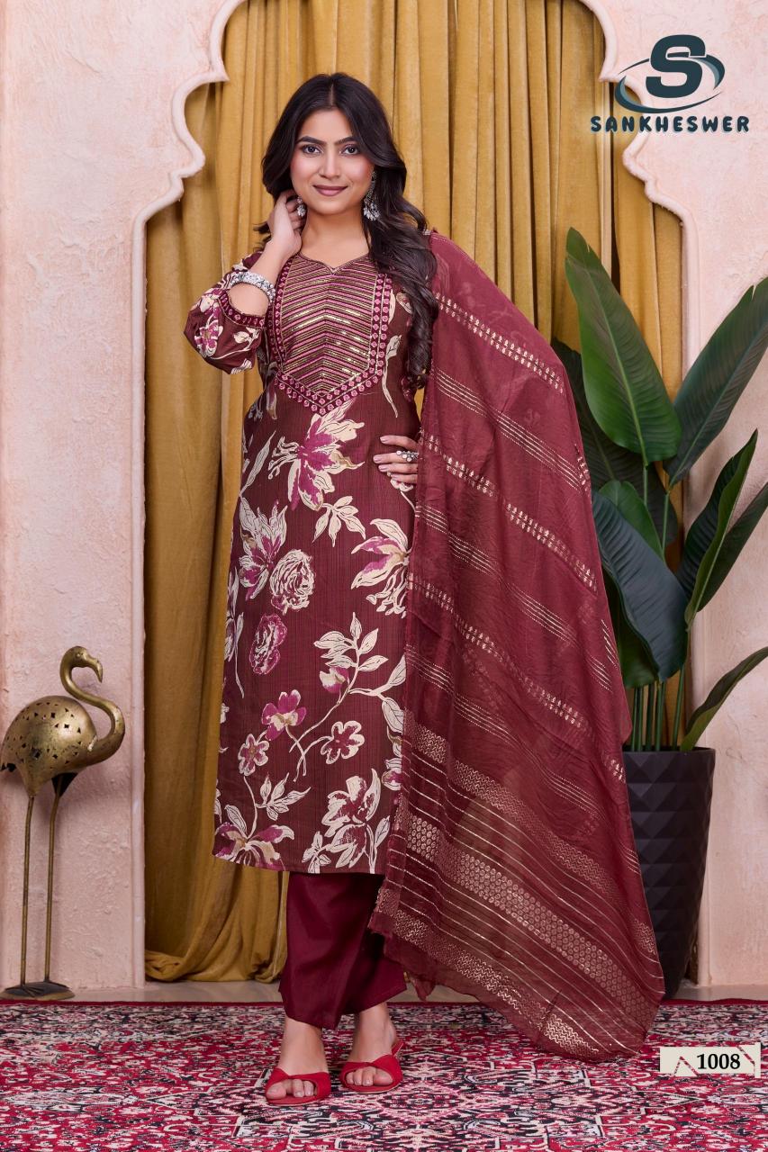 Sankheswer Sufiyana Vol 1 catalog branded kurtis wholesale in kolkata