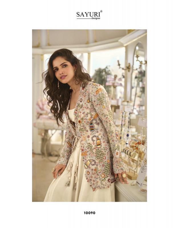 Sayuri Belina catalog Festival Wear Embroidered Gown with jacket