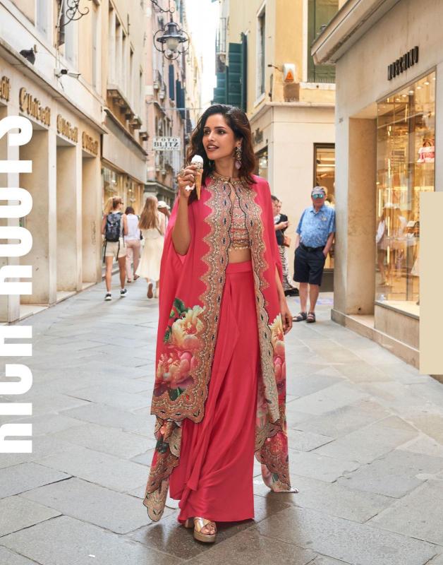 Sayuri Florance catalog Handwork Blouse Dhoti And Jacket wholesale