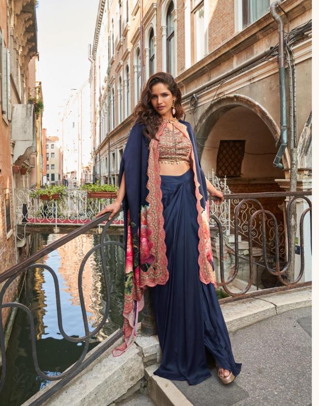 Sayuri Florance catalog Handwork Blouse Dhoti And Jacket wholesale
