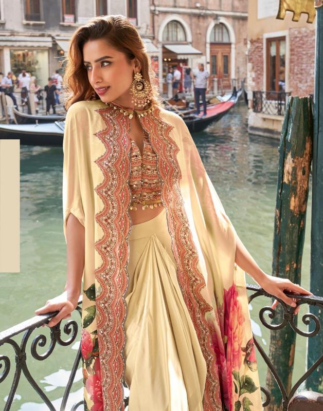 Sayuri Florance catalog Handwork Blouse Dhoti And Jacket wholesale