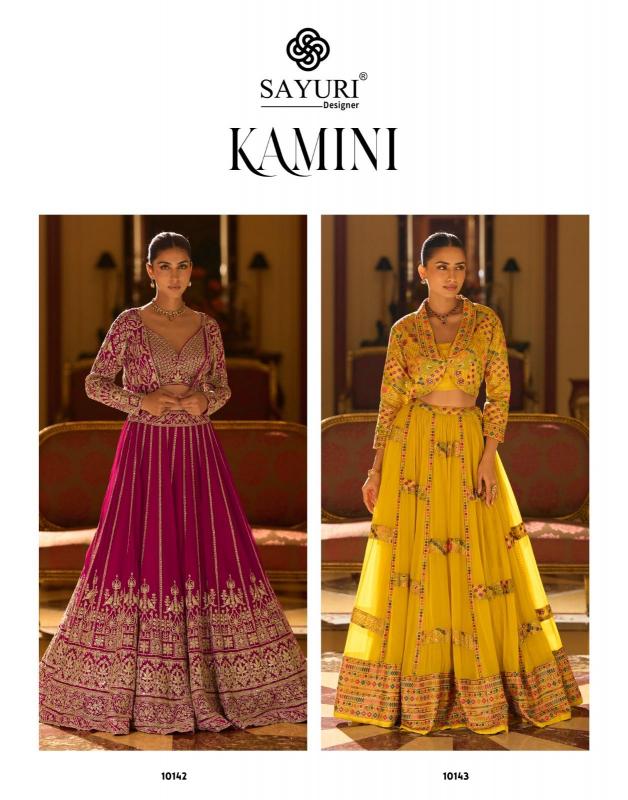 Sayuri Kamini catalog lehenga choli for girls in india