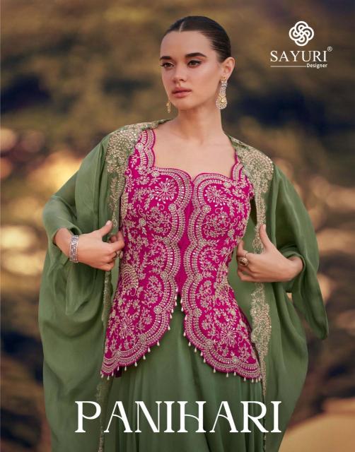 Sayuri Panihari catalog Chinon Silk Indo Western