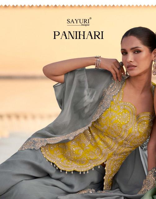 Sayuri Panihari catalog Chinon Silk Indo Western