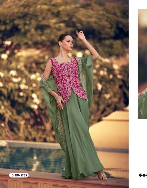 Sayuri Panihari catalog Chinon Silk Indo Western