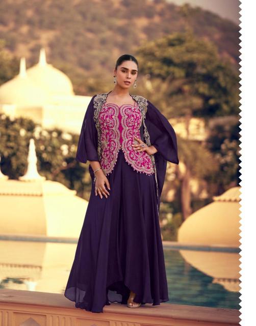 Sayuri Panihari catalog Chinon Silk Indo Western