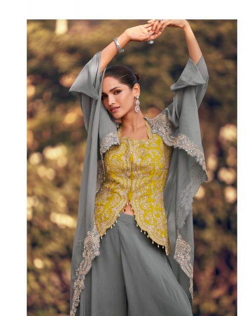 Sayuri Panihari catalog Chinon Silk Indo Western