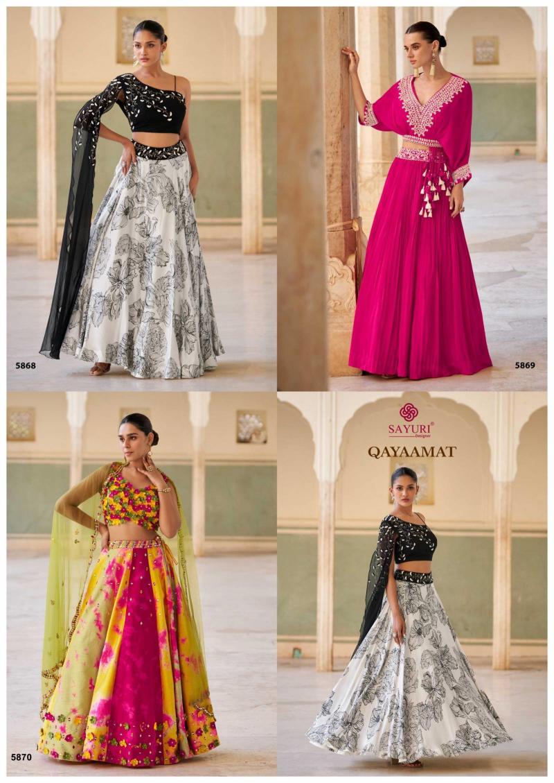 Sayuri Qayaamat catalog lehenga choli online india shopping