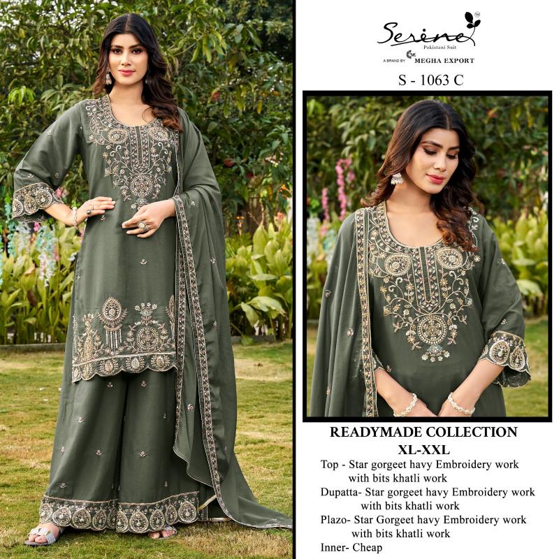 Serine S 1063 catalog pakistani suits wholesalers