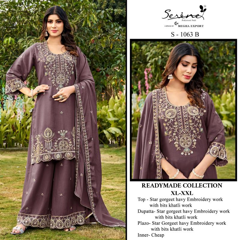 Serine S 1063 catalog pakistani suits wholesalers