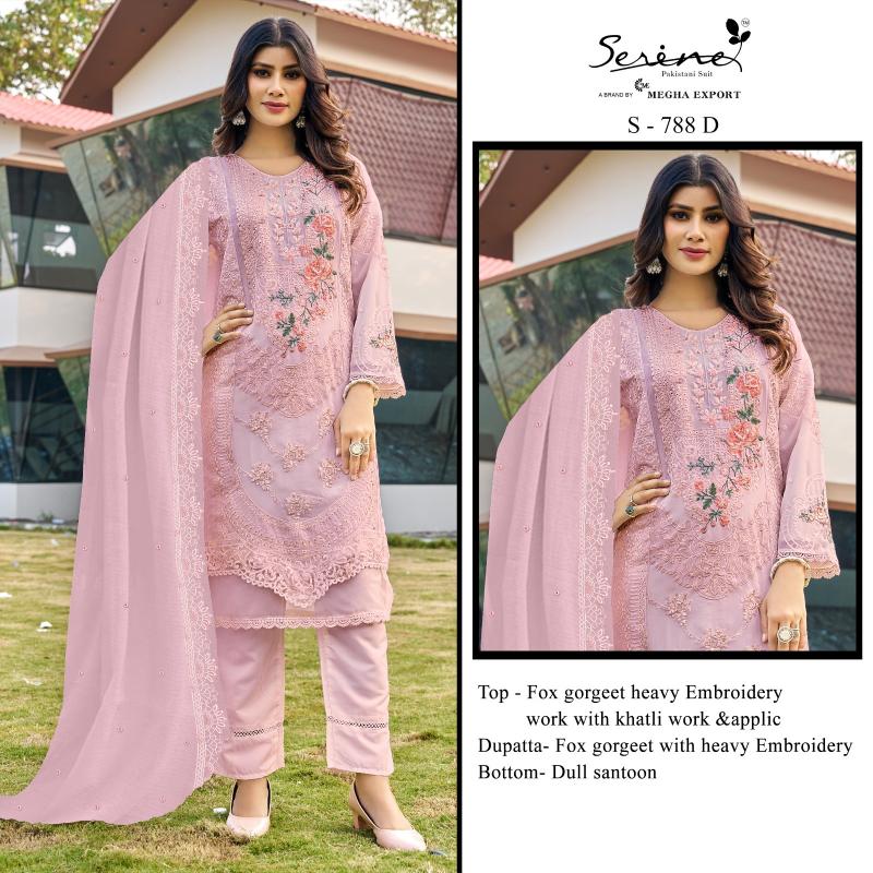 Serine S 788 catalog pakistani replica suits wholesale surat