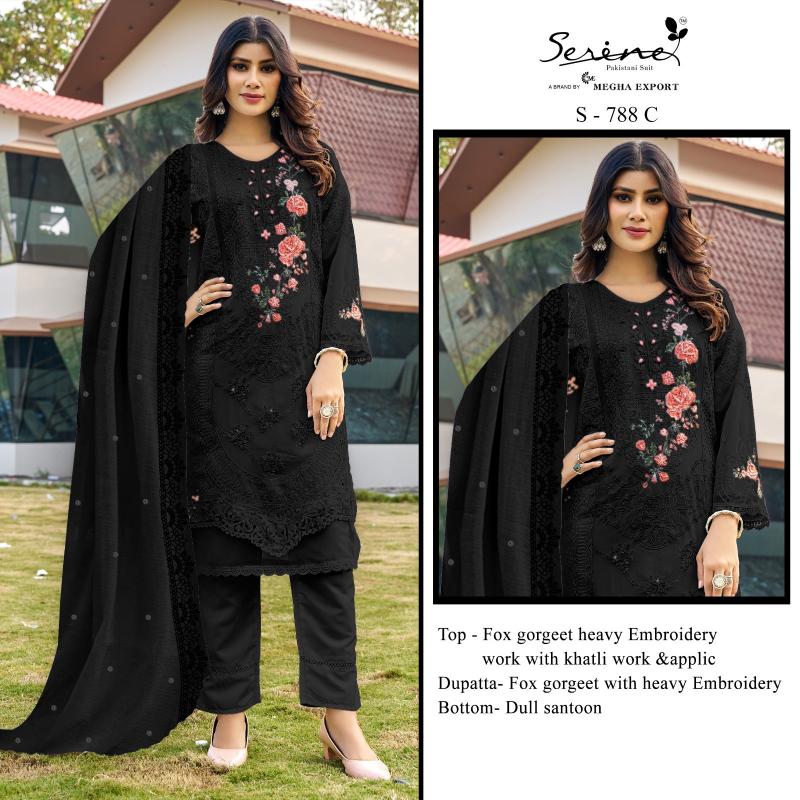 Serine S 788 catalog pakistani replica suits wholesale surat