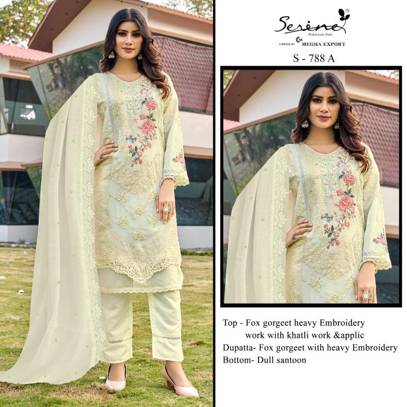 Serine S 788 catalog pakistani replica suits wholesale surat