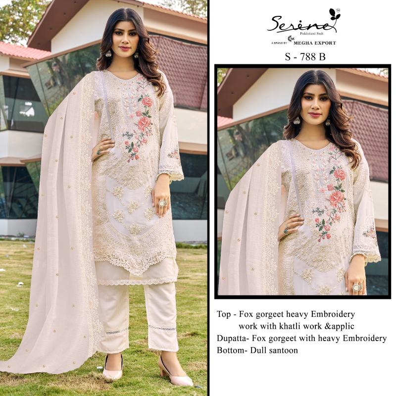 Serine S 788 catalog pakistani replica suits wholesale surat