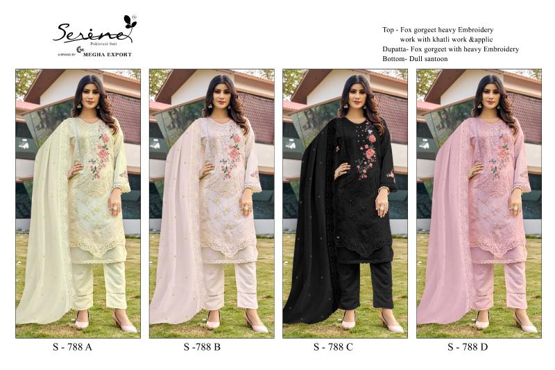 Serine S 788 catalog pakistani replica suits wholesale surat