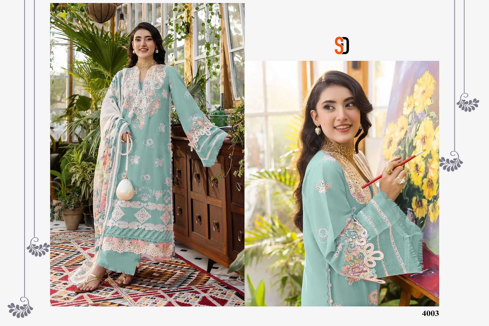 Shraddha Elaf Vol 4 catalog pakistani suit wholesale market
