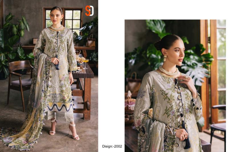 Shraddha Jade Urbane Vol 2 catalog Chiffon Dupatta pakistani suits wholesale dubai