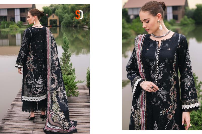 Shraddha Jade Urbane Vol 2 catalog Chiffon Dupatta pakistani suits wholesale dubai