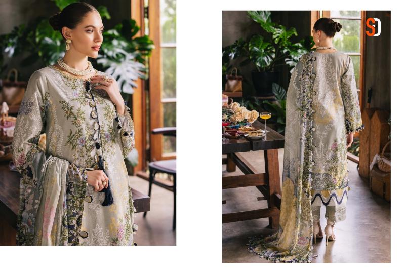 Shraddha Jade Urbane Vol 2 catalog Chiffon Dupatta pakistani suits wholesale dubai