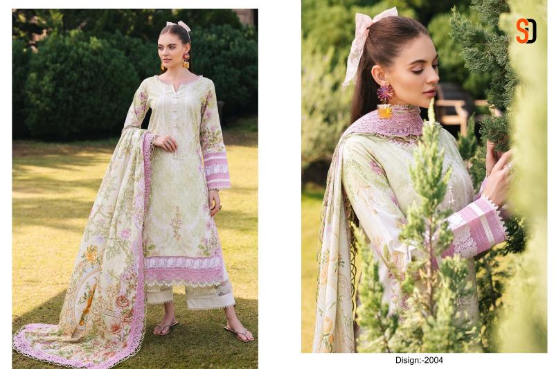 Shraddha Jade Urbane Vol 2 catalog Cotton Dupatta pakistani suits in dubai wholesale