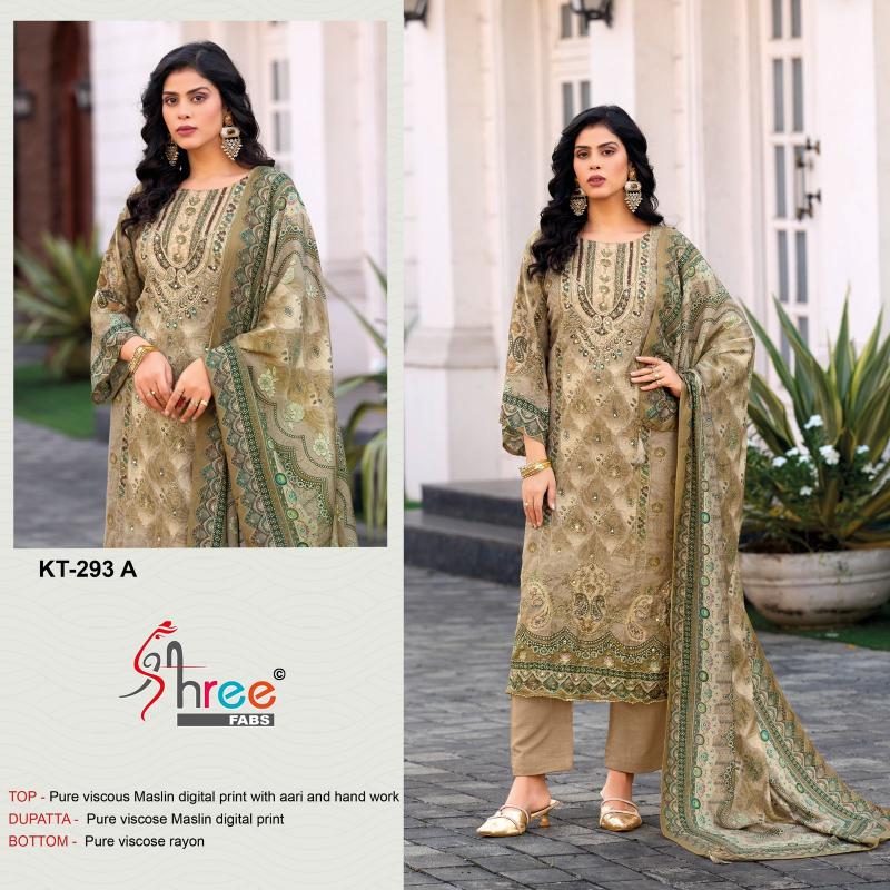 Shree Fabs KT 293 catalog pakistani suits in dubai wholesale