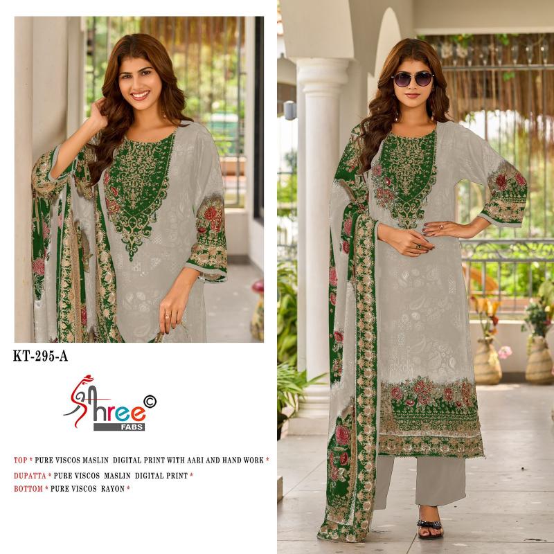 Shree Fabs KT 295 catalog pakistani suits replica vendors