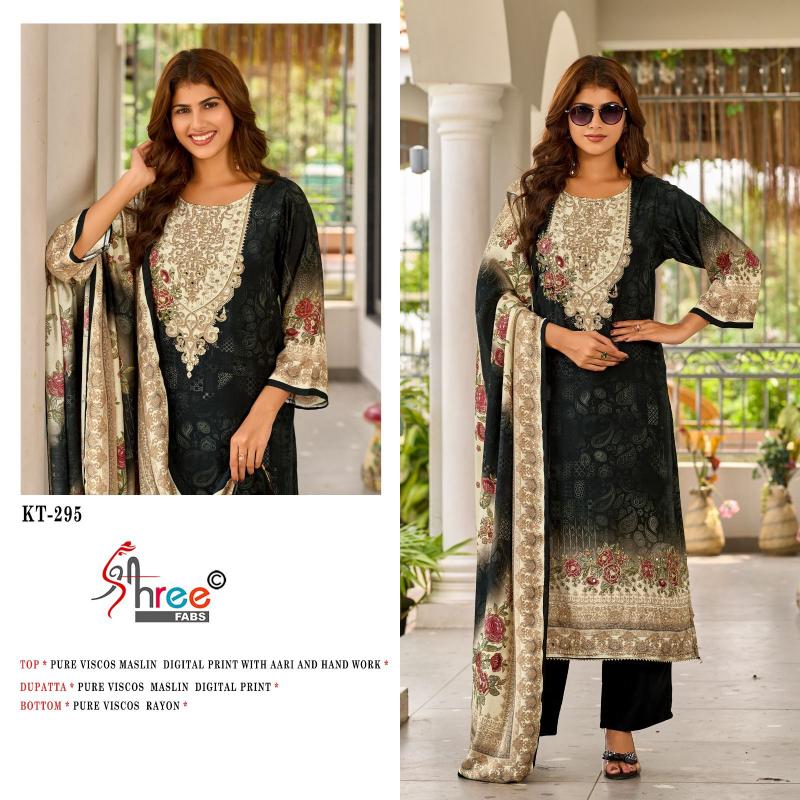 Shree Fabs KT 295 catalog pakistani suits replica vendors
