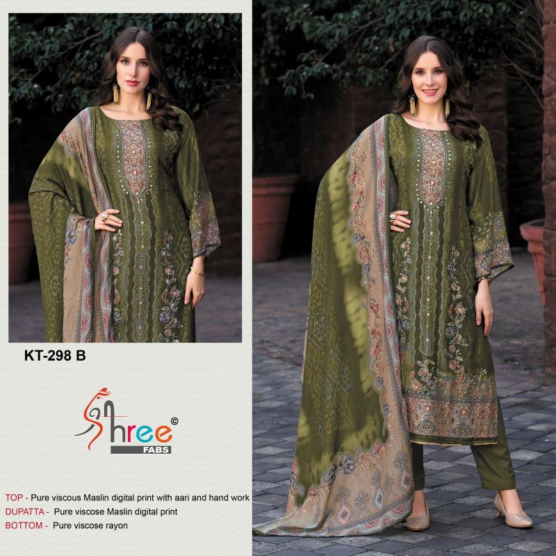 Shree Fabs KT 298 catalog girl pakistani in suit