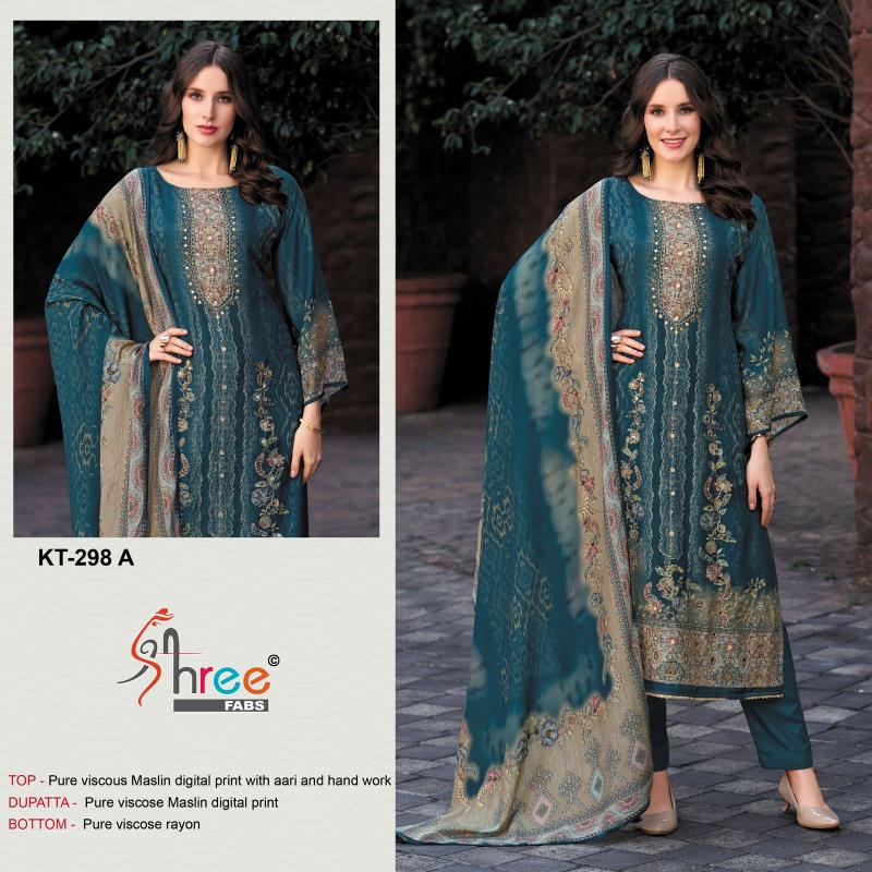 Shree Fabs KT 298 catalog girl pakistani in suit