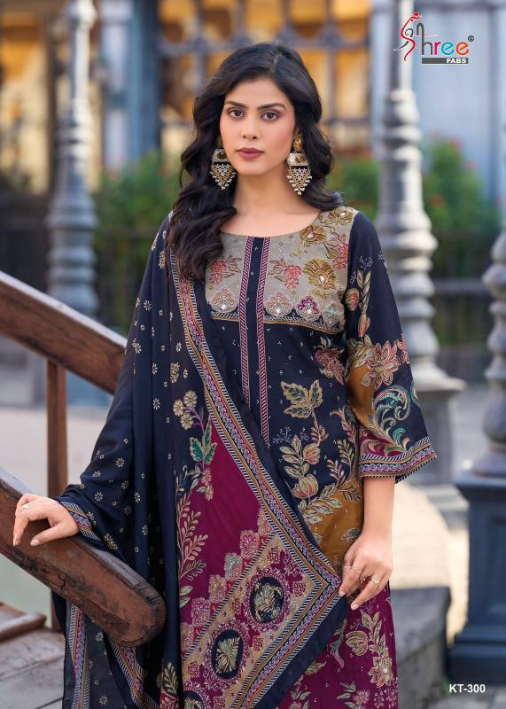 Shree Fabs KT 300 catalog pakistani suits trend growing