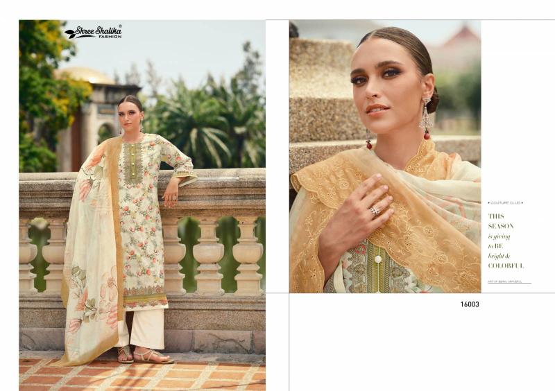 Shree Shalika Mahjabeen Vol 16 catalog unstitched salwar kameez wholesale market in delhi