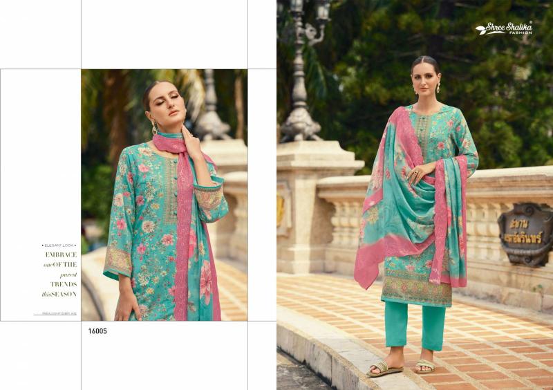 Shree Shalika Mahjabeen Vol 16 catalog unstitched salwar kameez wholesale market in delhi