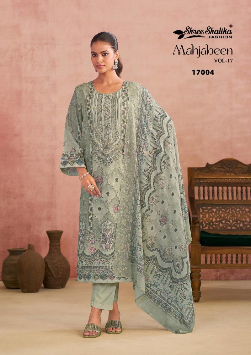 Shree Shalika Mahjabeen Vol 17 catalog unstitched salwar kameez wholesale market in mumbai