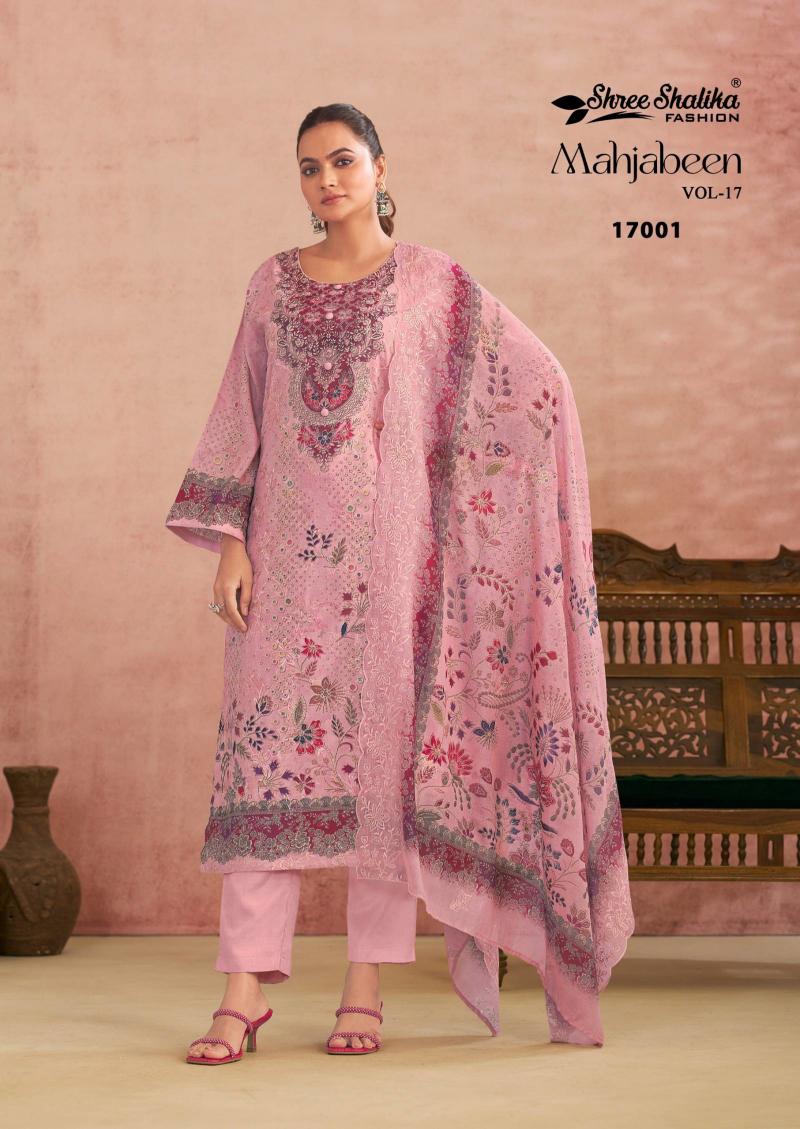 Shree Shalika Mahjabeen Vol 17 catalog unstitched salwar kameez wholesale market in mumbai