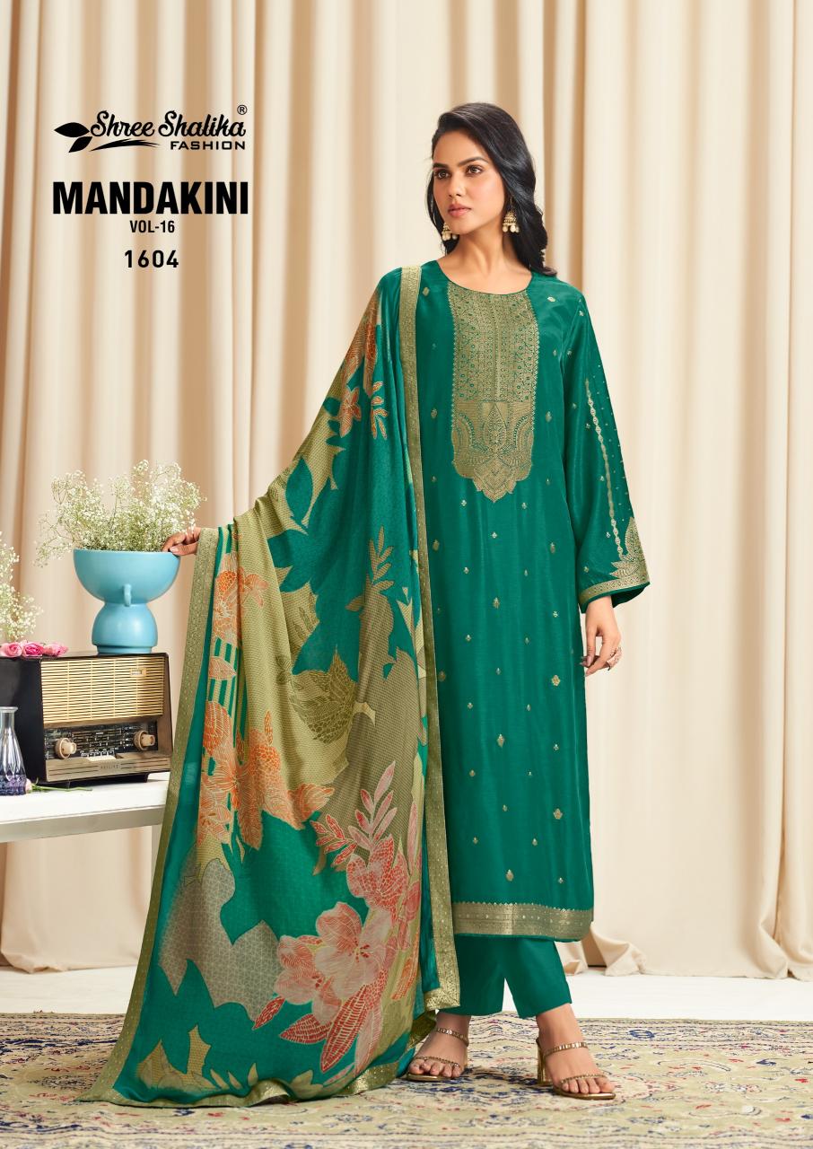 Shree Shalika Mandakini Vol 16 catalog unstitched salwar kameez wholesalers uk