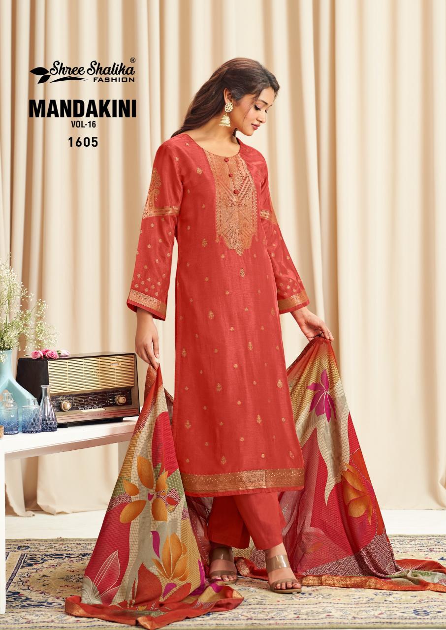 Shree Shalika Mandakini Vol 16 catalog unstitched salwar kameez wholesalers uk