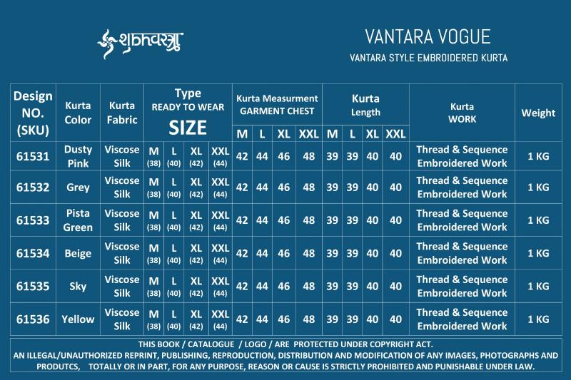 Shubhvastra Vantara Vogue catalog mens kurti wholesale market in surat
