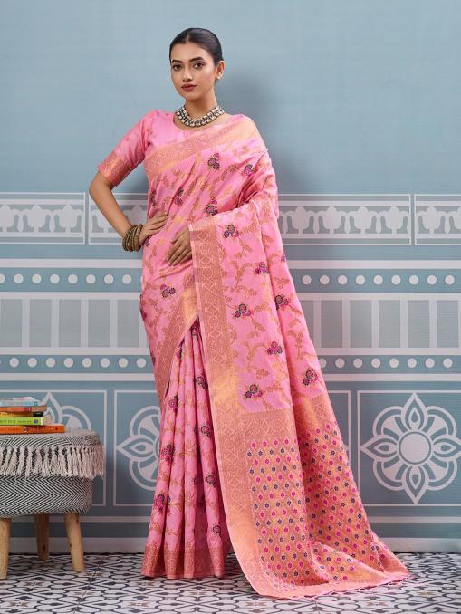 Swarnika VOL 3 by astita fancy designer BANARASI SILK fabric saree