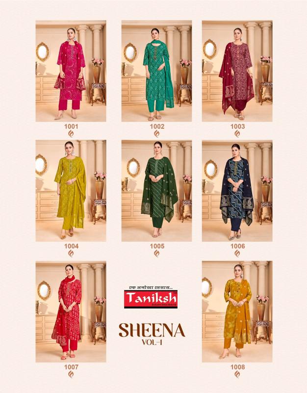 Taniksh Sheena Vol 1 catalog buy wholesale kurtis in surat