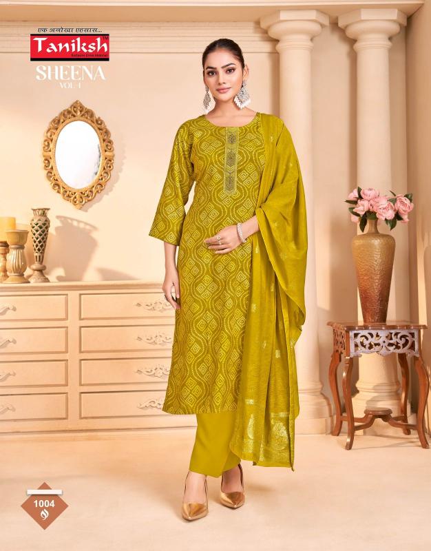 Taniksh Sheena Vol 1 catalog buy wholesale kurtis in surat